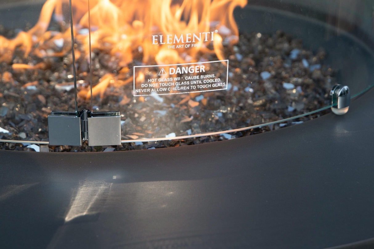 Elementi Colosseo & Nimes Round Fire Table - Majestic Patio