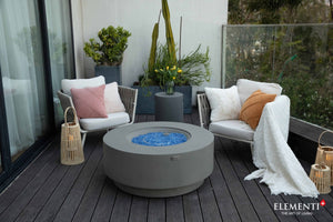 Elementi Colosseo & Nimes Round Fire Table - Majestic Patio