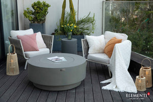 Elementi Colosseo & Nimes Round Fire Table - Majestic Patio