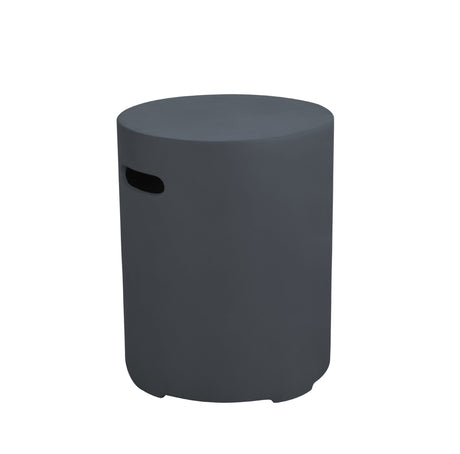 Elementi Concrete Tank Cover - Dark Gray - Majestic Patio