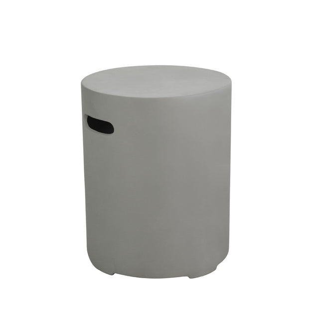 Elementi Concrete Tank Cover - Light Gray - Majestic Patio