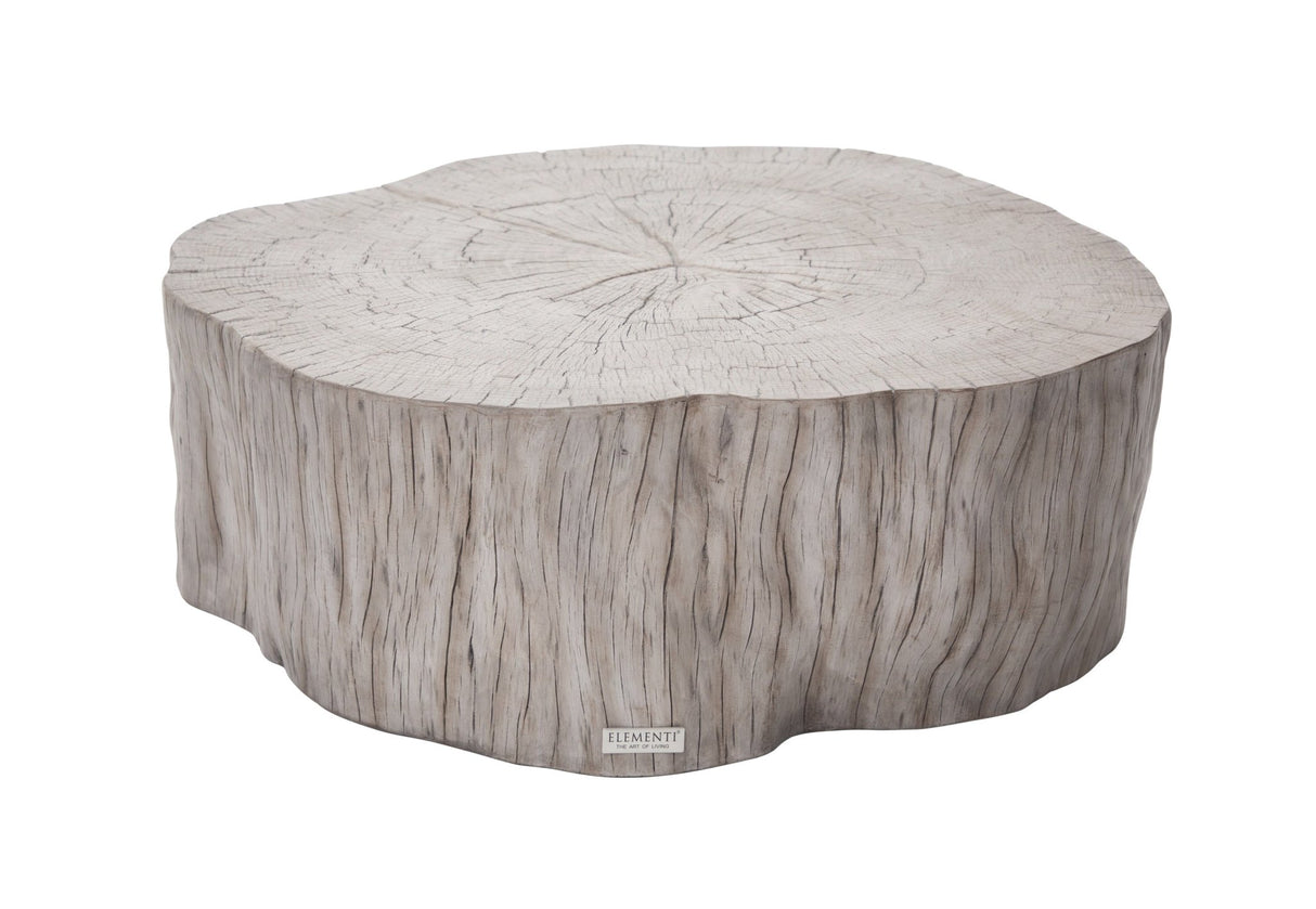 Elementi Daintree 42" Stump Concrete Coffee Table Large - Majestic Patio