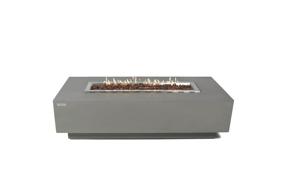 Elementi Granville Fire Table - Light Gray - Majestic Patio