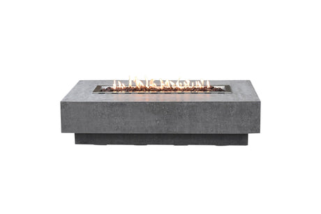 Elementi Hampton Fire Pit Table - Light Gray - Majestic Patio