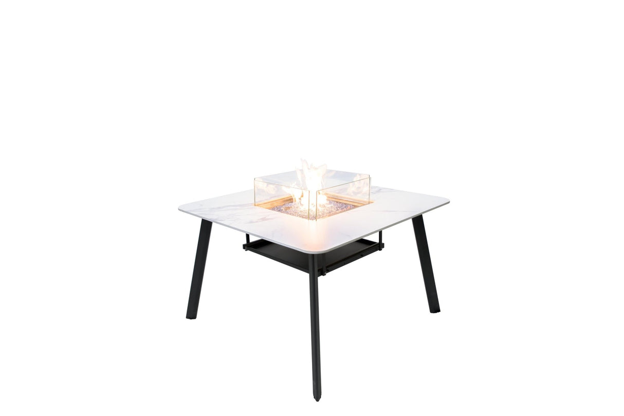 Elementi Helsinki Marble Porcelain Dining Table - Majestic Patio