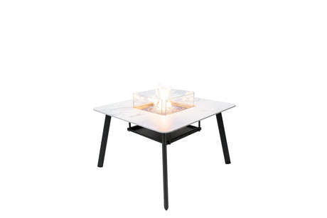 Elementi Helsinki Marble Porcelain Dining Table - Majestic Patio