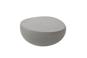 Elementi Ikaria 42" Egg shape Concrete Coffee Table - Majestic Patio