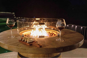 Elementi Lafite Fire Pit Bar Table - Majestic Patio