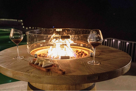 Elementi Lafite Fire Pit Bar Table - Majestic Patio