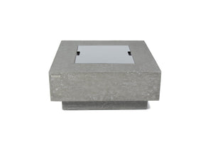 Elementi Manhattan Fire Table - Light Gray - Majestic Patio