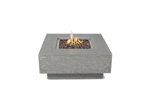 Elementi Manhattan Fire Table - Light Gray - Majestic Patio