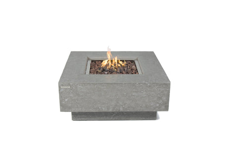 Elementi Manhattan Fire Table - Light Gray - Majestic Patio