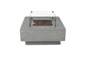 Elementi Manhattan Fire Table - Light Gray - Majestic Patio