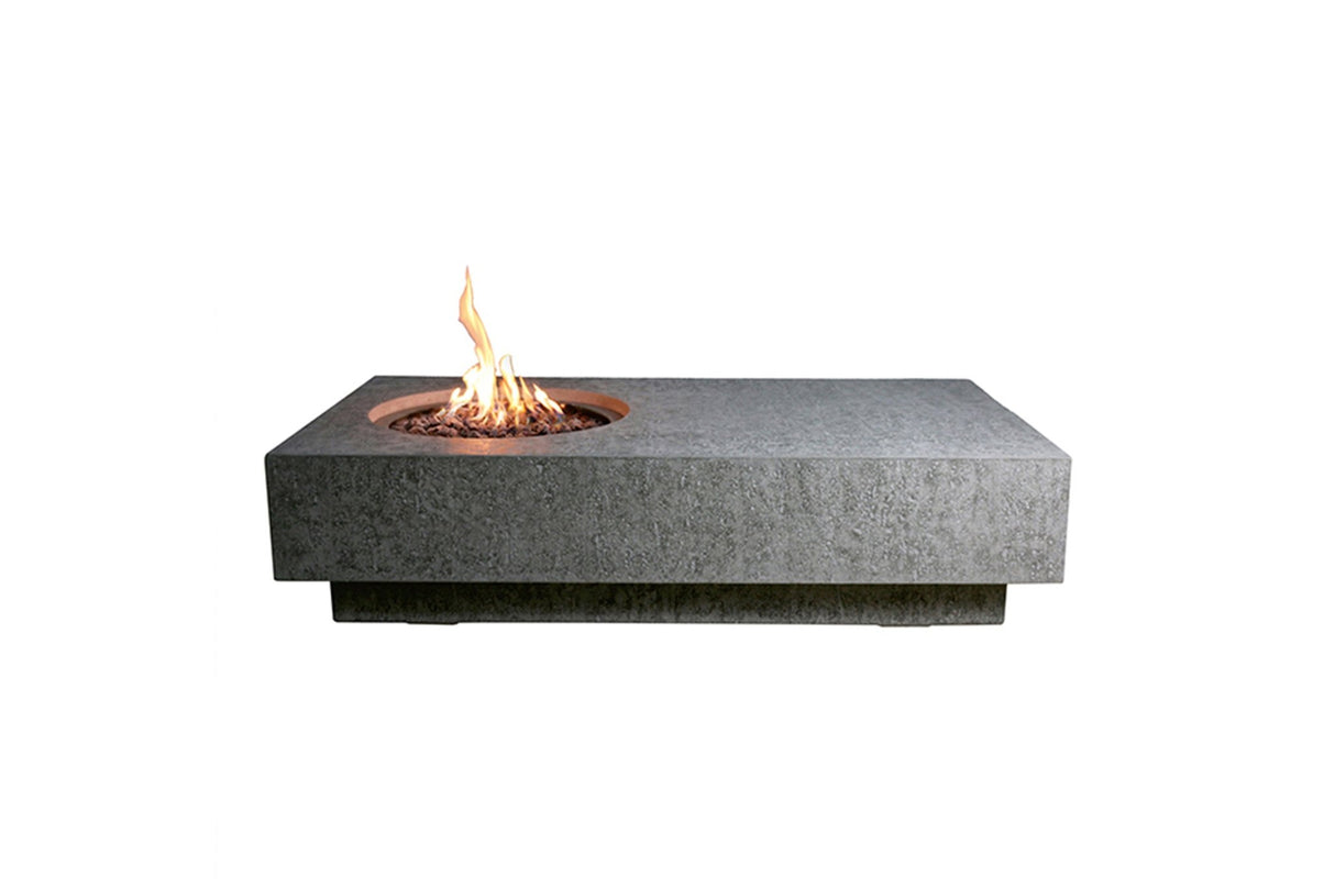 Elementi Metropolis Fire Table - Light Gray - Majestic Patio