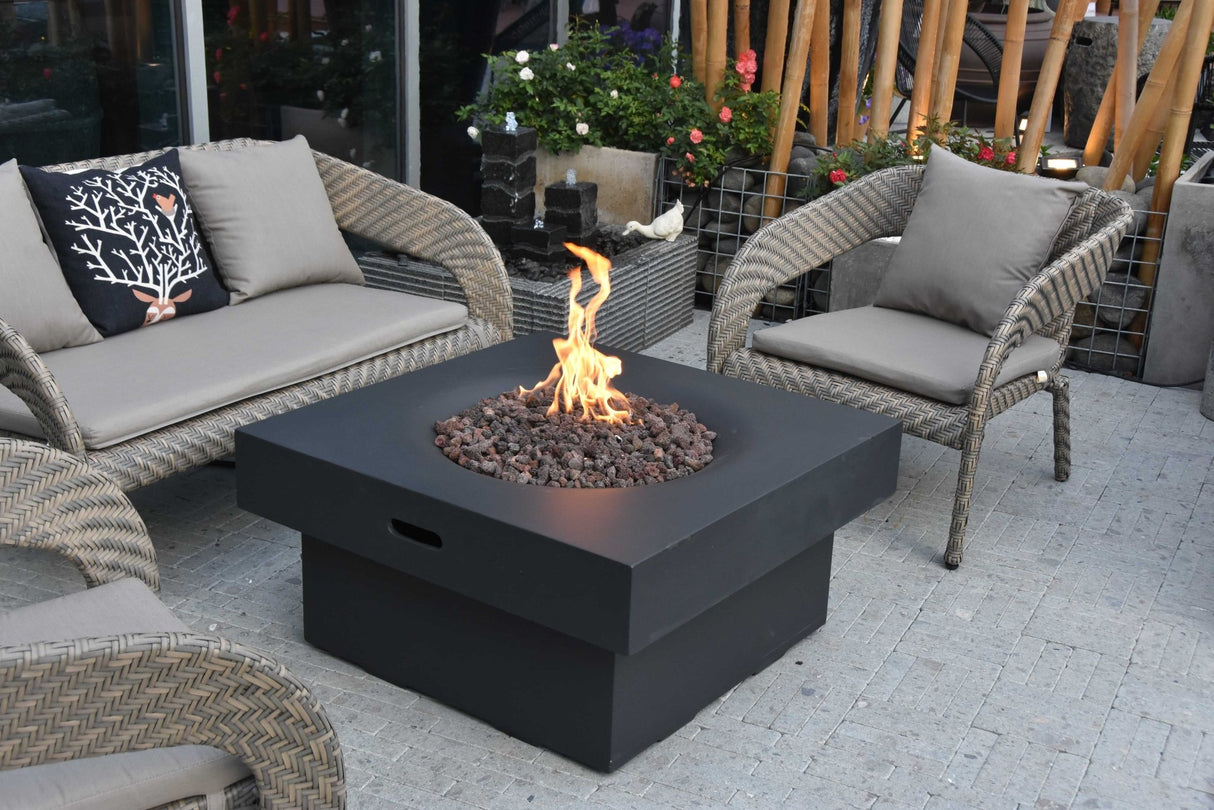 Elementi Modeno Branford Fire Table - Majestic Patio