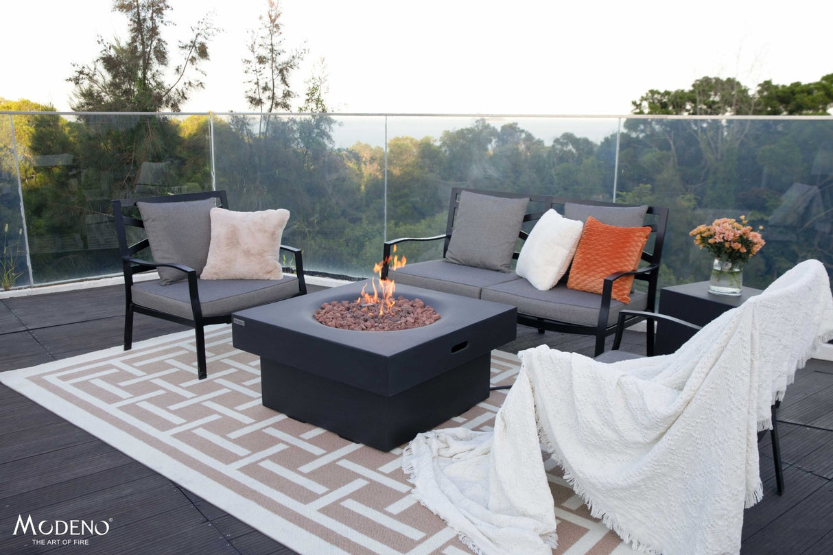 Elementi Modeno Branford Fire Table - Majestic Patio