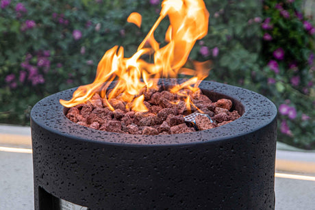 Elementi Modeno Lava Tube Fire Pit - Majestic Patio