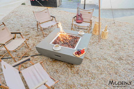 Elementi Modeno Westport Fire Table - Majestic Patio