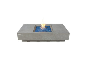 Elementi Monte Carlo & Cannes Carlo Rectangle Fire Table - Majestic Patio