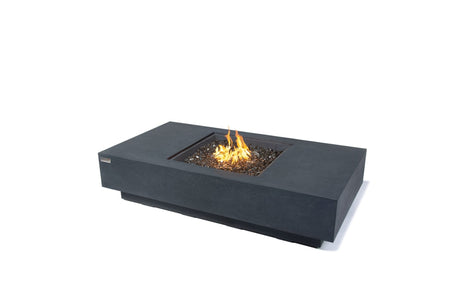 Elementi Monte Carlo & Cannes Carlo Rectangle Fire Table - Majestic Patio