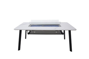 Elementi Oslo Marble Porcelain Dining Table - Majestic Patio