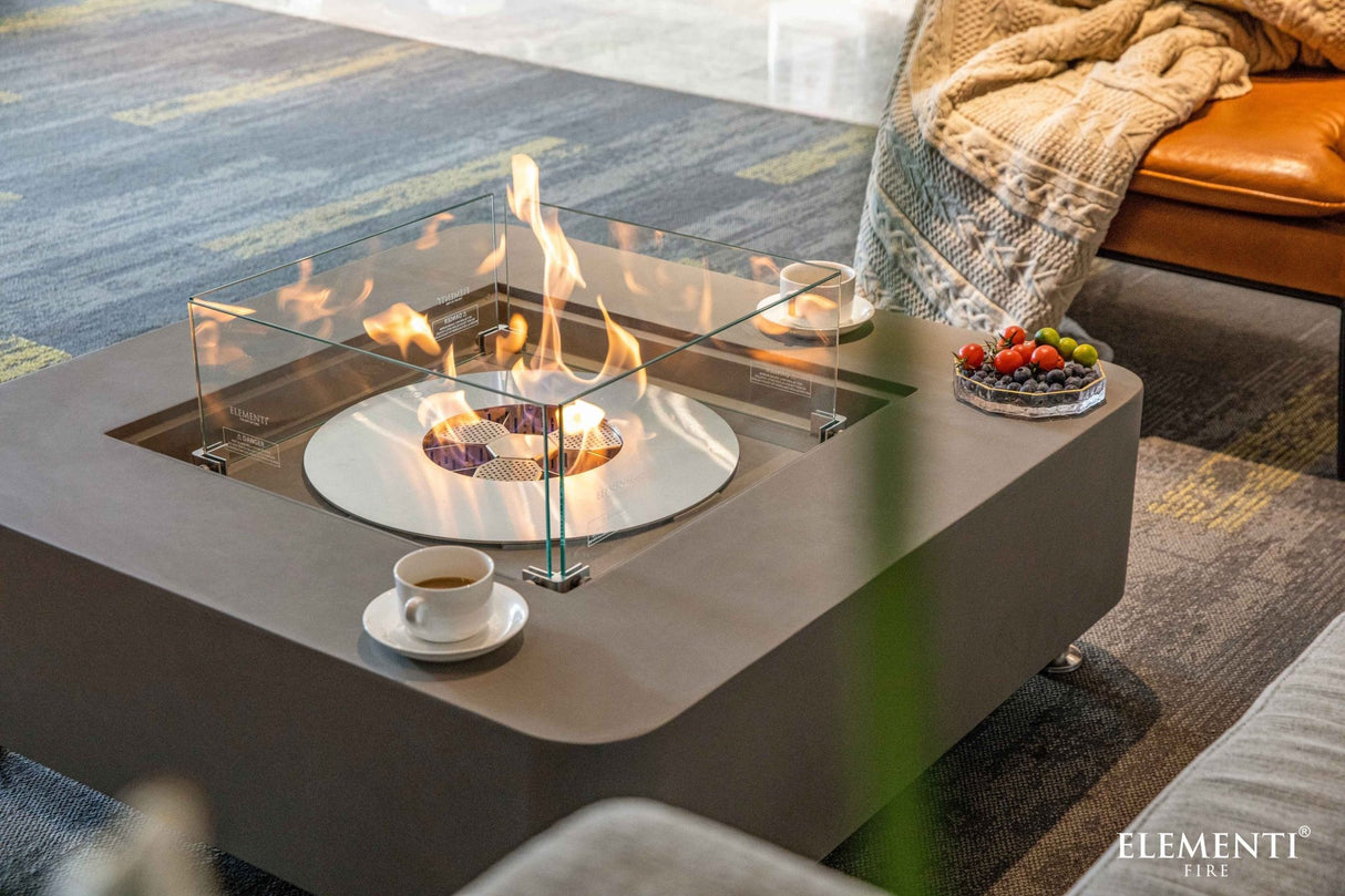 Elementi Perth Ethanol Fire Table - Majestic Patio