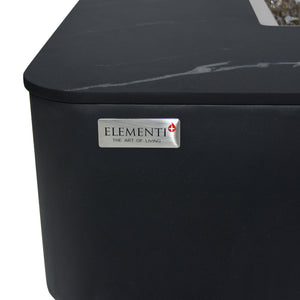 Elementi Plus Annecy Marble Porcelain Fire Table - Majestic Patio