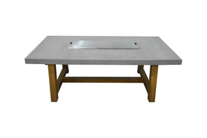 Elementi Sonoma Dining Fire Pit Table - Majestic Patio