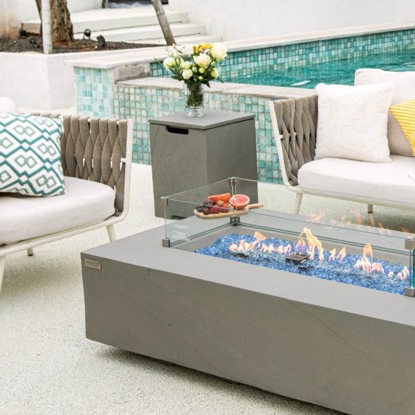 Elementi Square Tank Cover - Majestic Patio