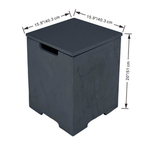 Elementi Square Tank Cover - ONB403 - Majestic Patio