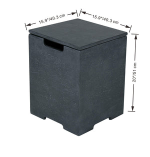 Elementi Square Tank Cover - ONB405 - Majestic Patio