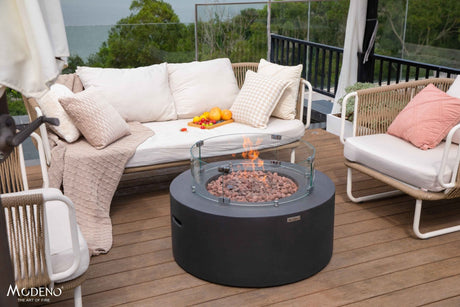 Elementi Venice Fire Table - Majestic Patio