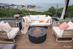 Elementi Venice Fire Table - Majestic Patio