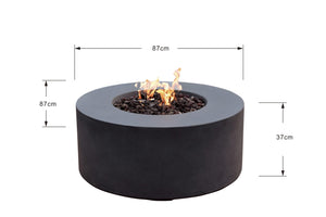 Elementi Venice Fire Table - Majestic Patio