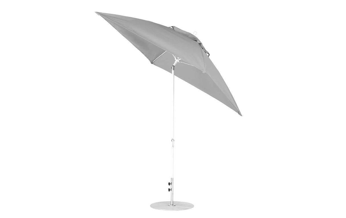 Essential Fiberglass Umbrella - 7.5' Square Crank Auto Tilt - Majestic Patio