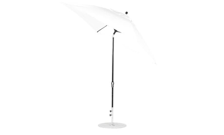 Essential Fiberglass Umbrella - 7.5' Square Crank Auto Tilt - Majestic Patio