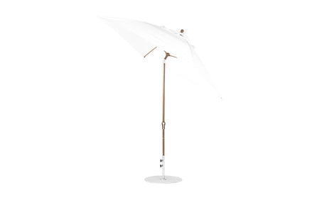 Essential Fiberglass Umbrella - 7.5' Square Crank Auto Tilt - Majestic Patio