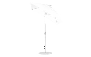 Essential Fiberglass Umbrella - 7.5' Square Crank Auto Tilt - Majestic Patio