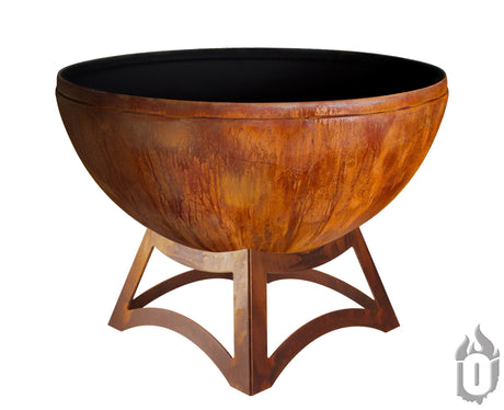 "Fire Chalice" Fire Bowl with Hollow Base (Made In USA) - Majestic Patio