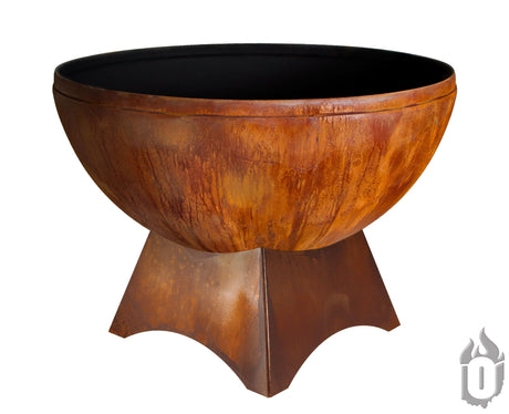 "Fire Chalice" Fire Bowl with Standard Base (Made In USA) - Majestic Patio