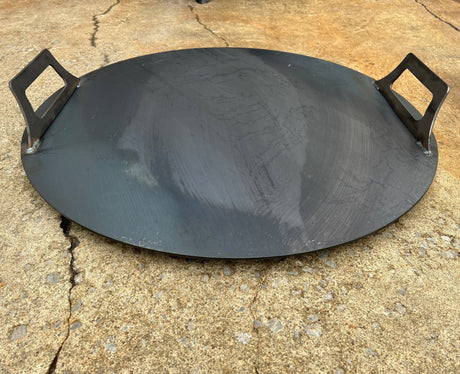 Flat Fire Pit Lid (Made in USA) - Majestic Patio