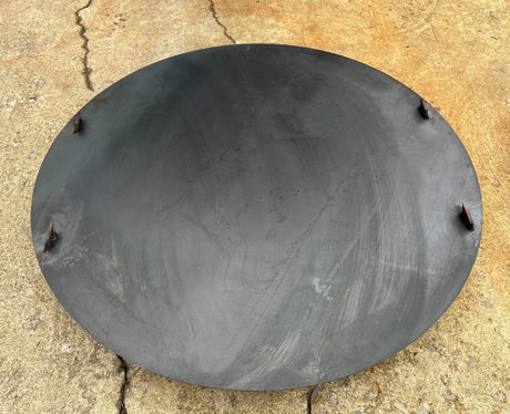 Flat Fire Pit Lid (Made in USA) - Majestic Patio