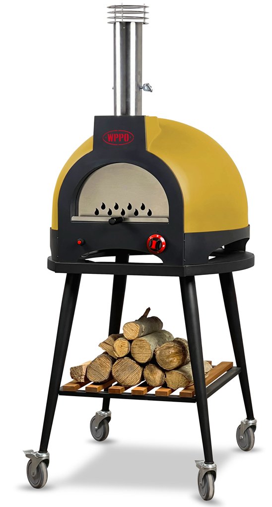 Infinity 50 Hybrid Refractory Cooking Oven Faro Yellow - Majestic Patio