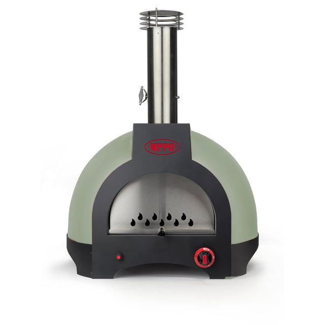 Infinity 66 Hybrid Refractory Cooking Oven Olive Green - Majestic Patio