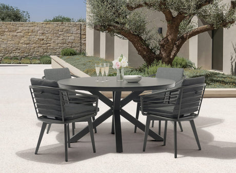 Kassey Round Outdoor Dining Table - Majestic Patio