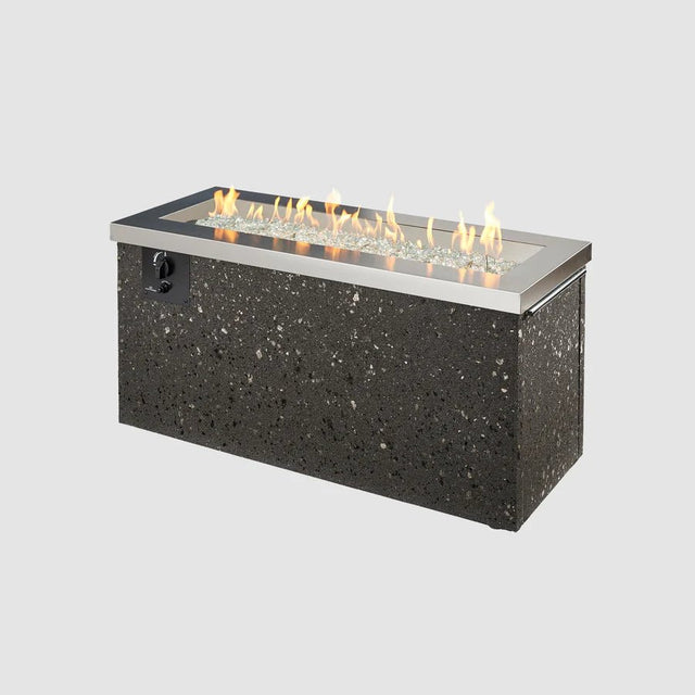 Key Largo Linear Gas Fire Pit Table - Majestic Patio