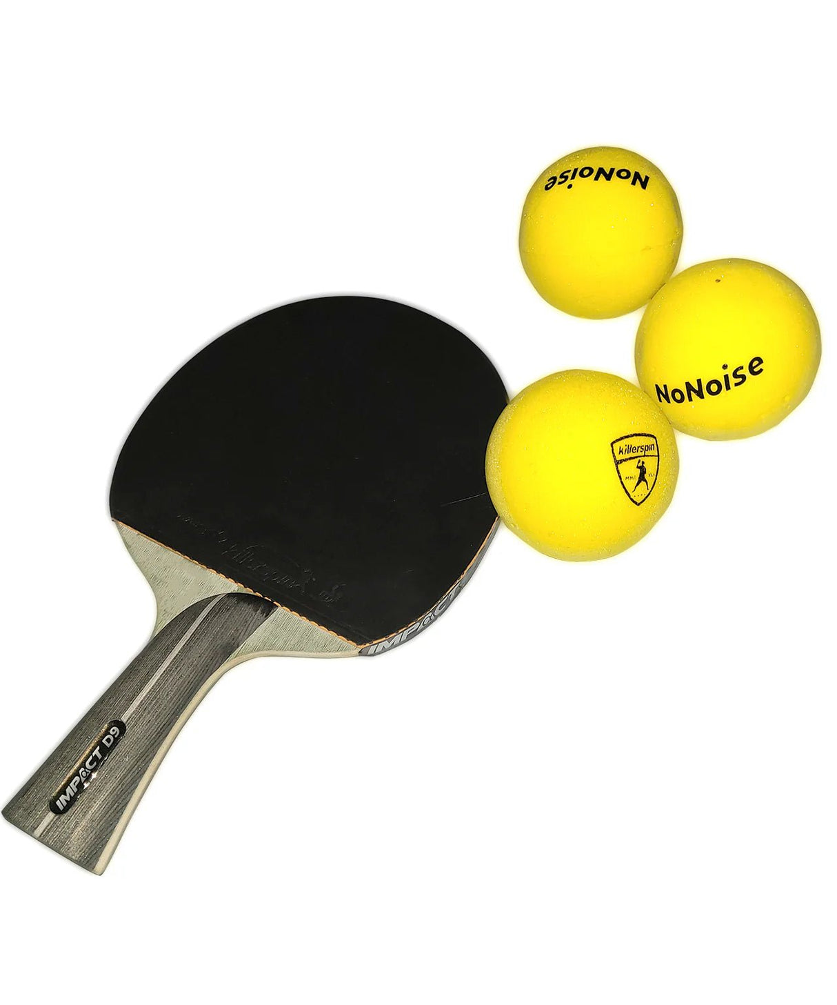 Killerspin NoNoise Ping Pong Balls – Pack of 3 balls - Majestic Patio