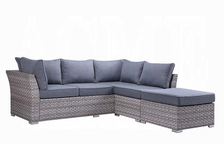 Laurance Patio Sectional Sofa & Cocktail Table - Majestic Patio