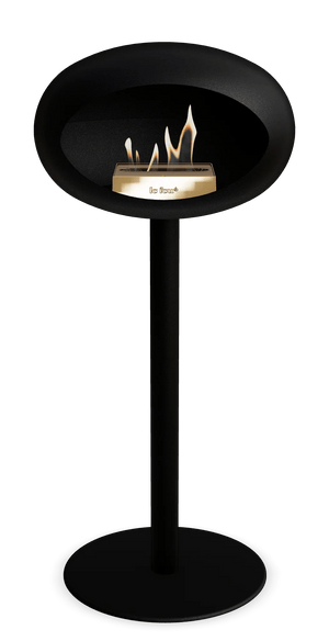 Le Feu - Dome Black Ground Steel High Pole - Fireplace - Majestic Patio