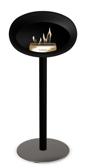 Le Feu - Dome Black Ground Steel High Pole - Fireplace - Majestic Patio